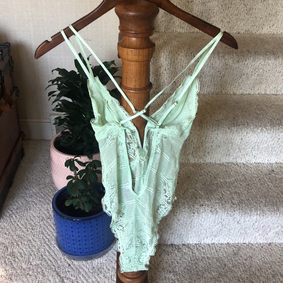 Savage & Fenty Deco Glass Lace Teddy - Picture 7 of 16